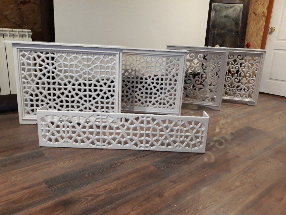 Экраны для батарей кружевные