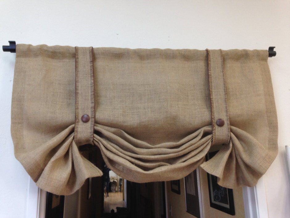 Римская штора из сетки