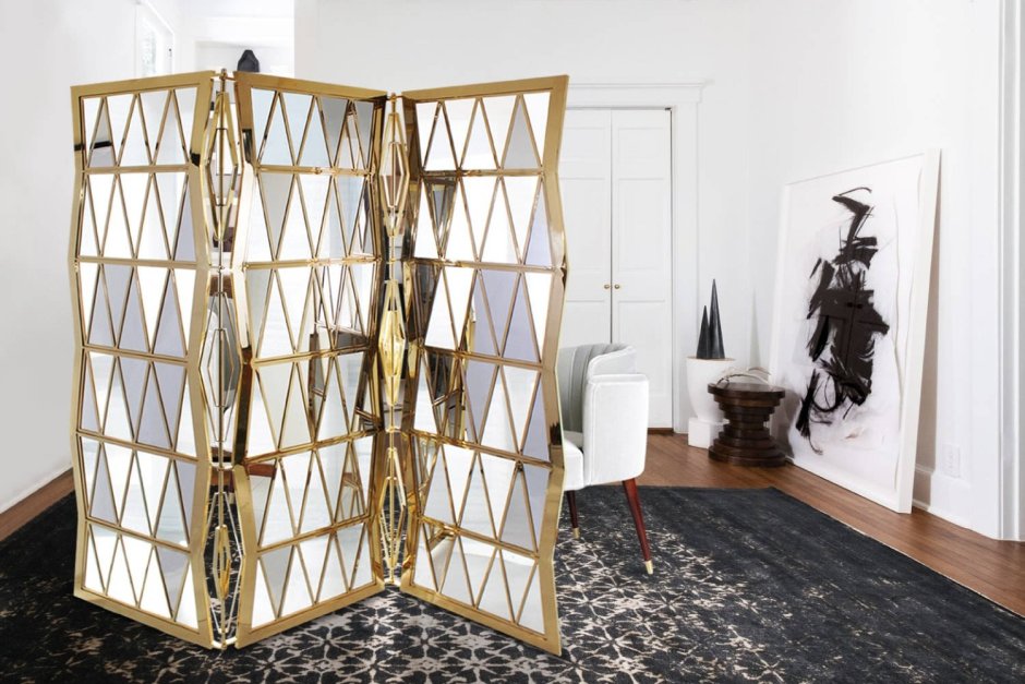 Ширма в интерьере