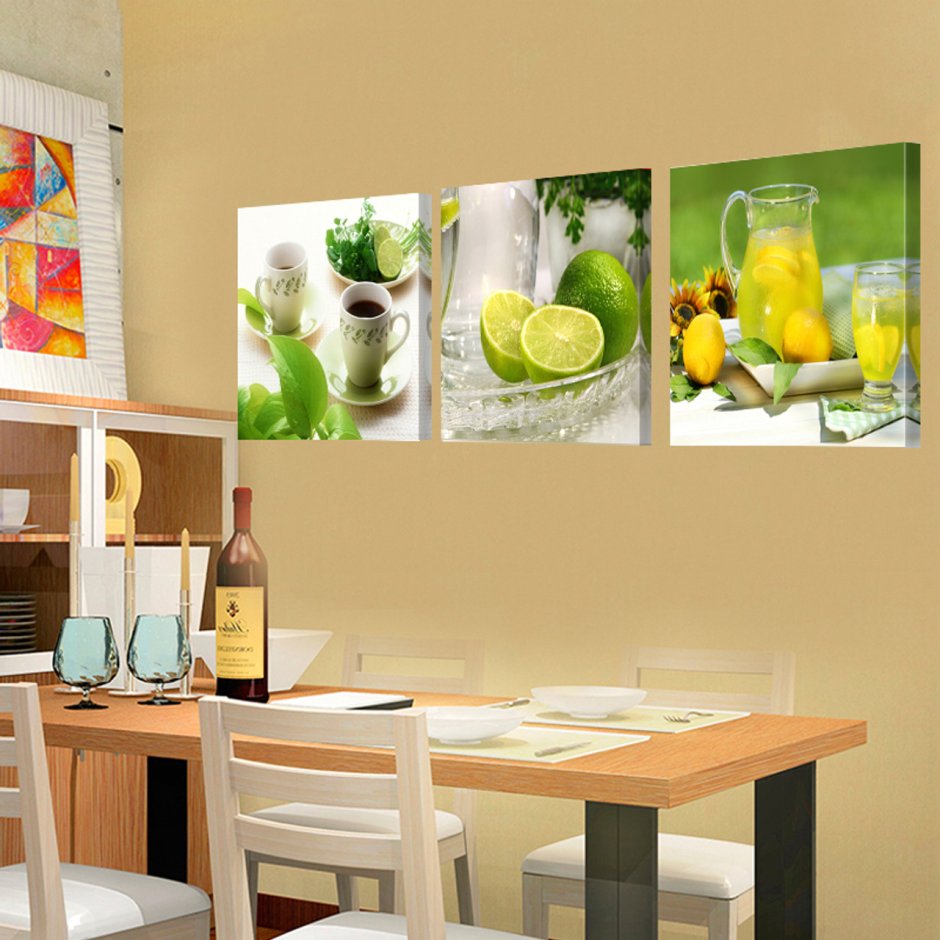 Стильные картины на кухню