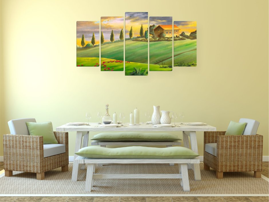 Интерьерные картины для кухни