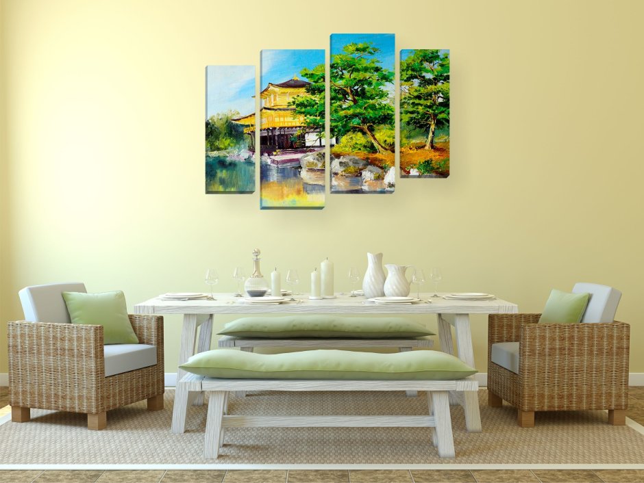 Декор обеденной зоны на кухне