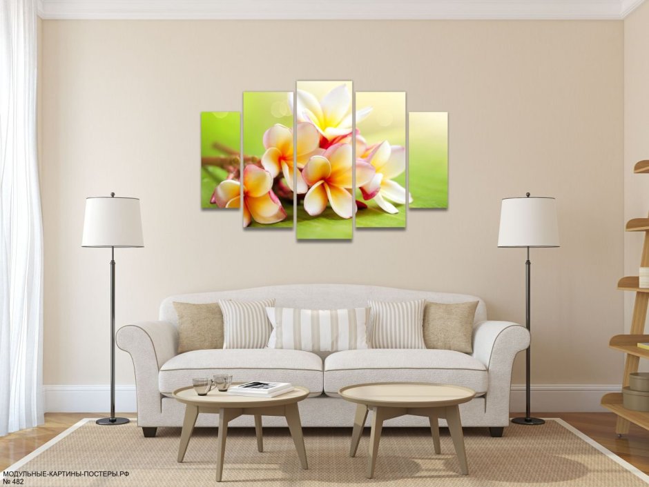 Модульные картины с изображением выпечки