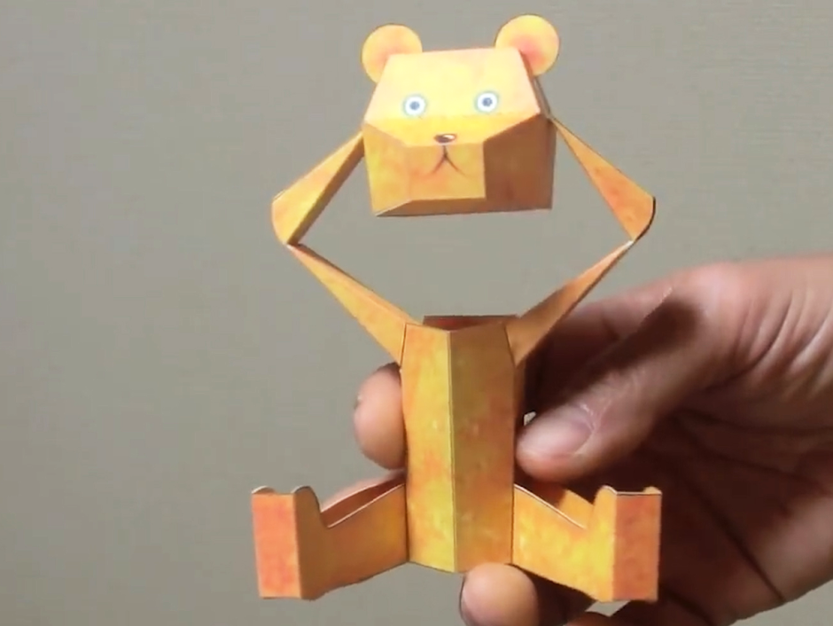 Двигающиеся игрушки из бумаги