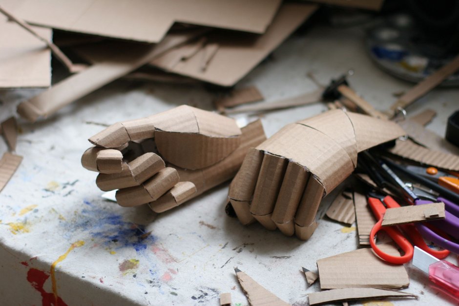 Объемные изделия из картона