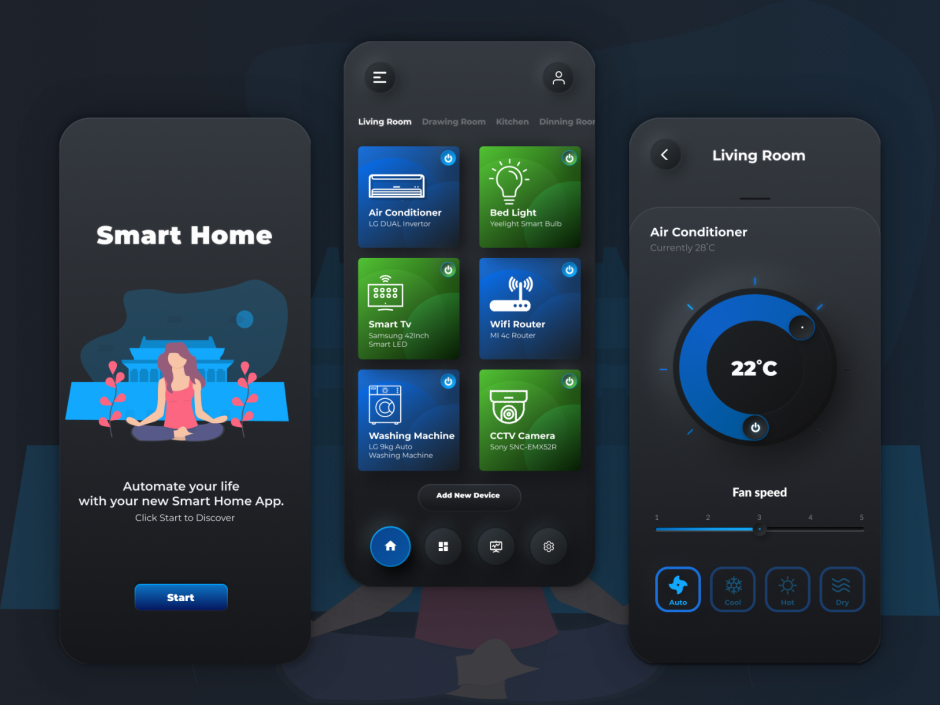 Smart Home app Design