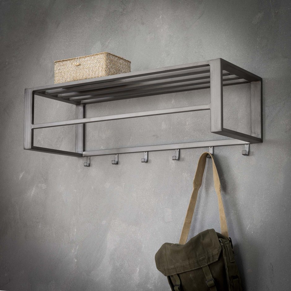 Вешалка в прихожую настенная лофт