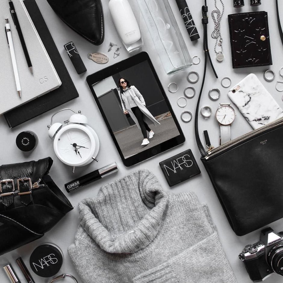 Стиль флэт Лэй