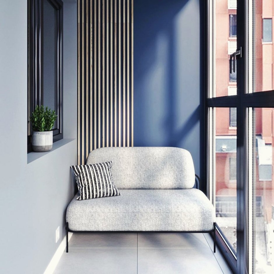 Стены на балконе