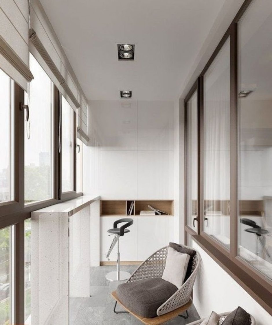 Панорамное остекление балкона