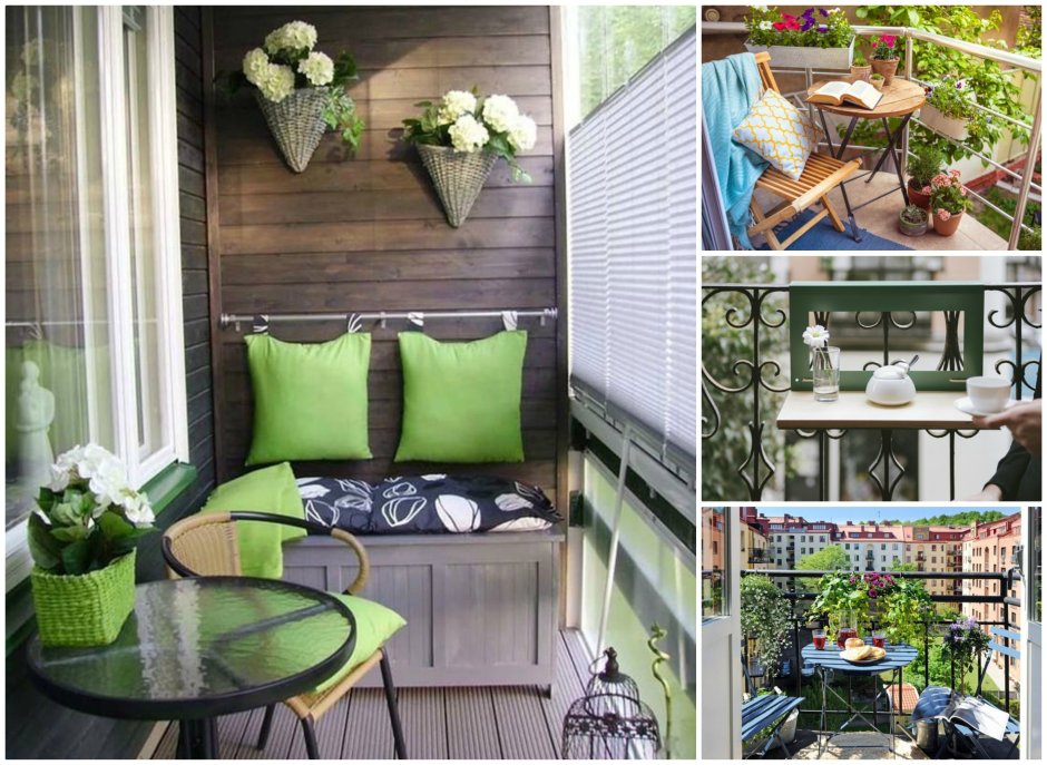 Зона отдыха на балконе своими руками
