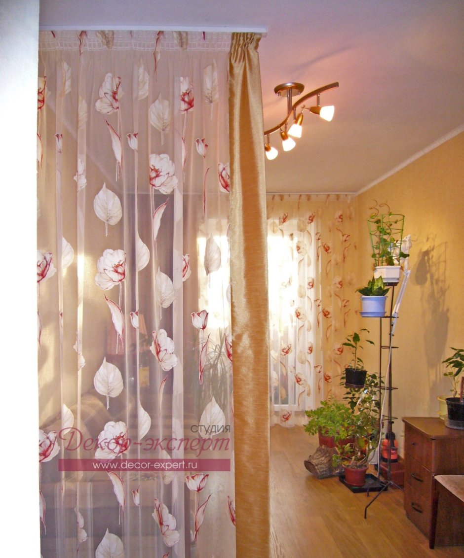 Карниз для разделения комнаты