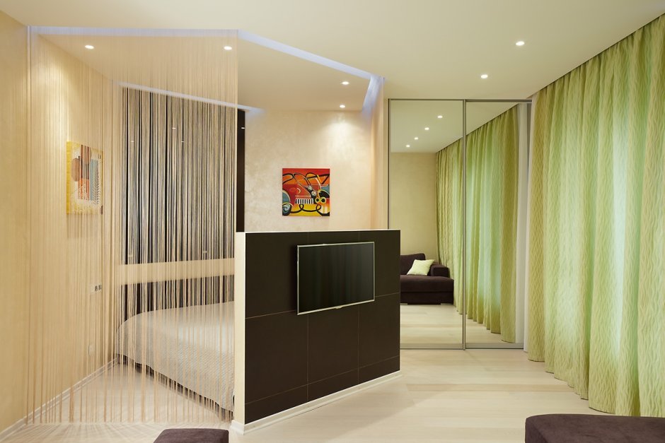 Гардина потолочная для зонирования