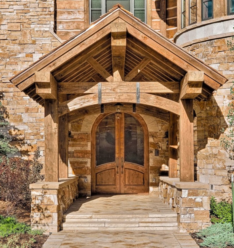 Рустикальный стиль фасад