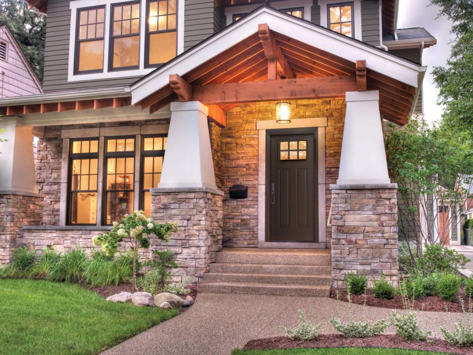 Входная группа в коттедж