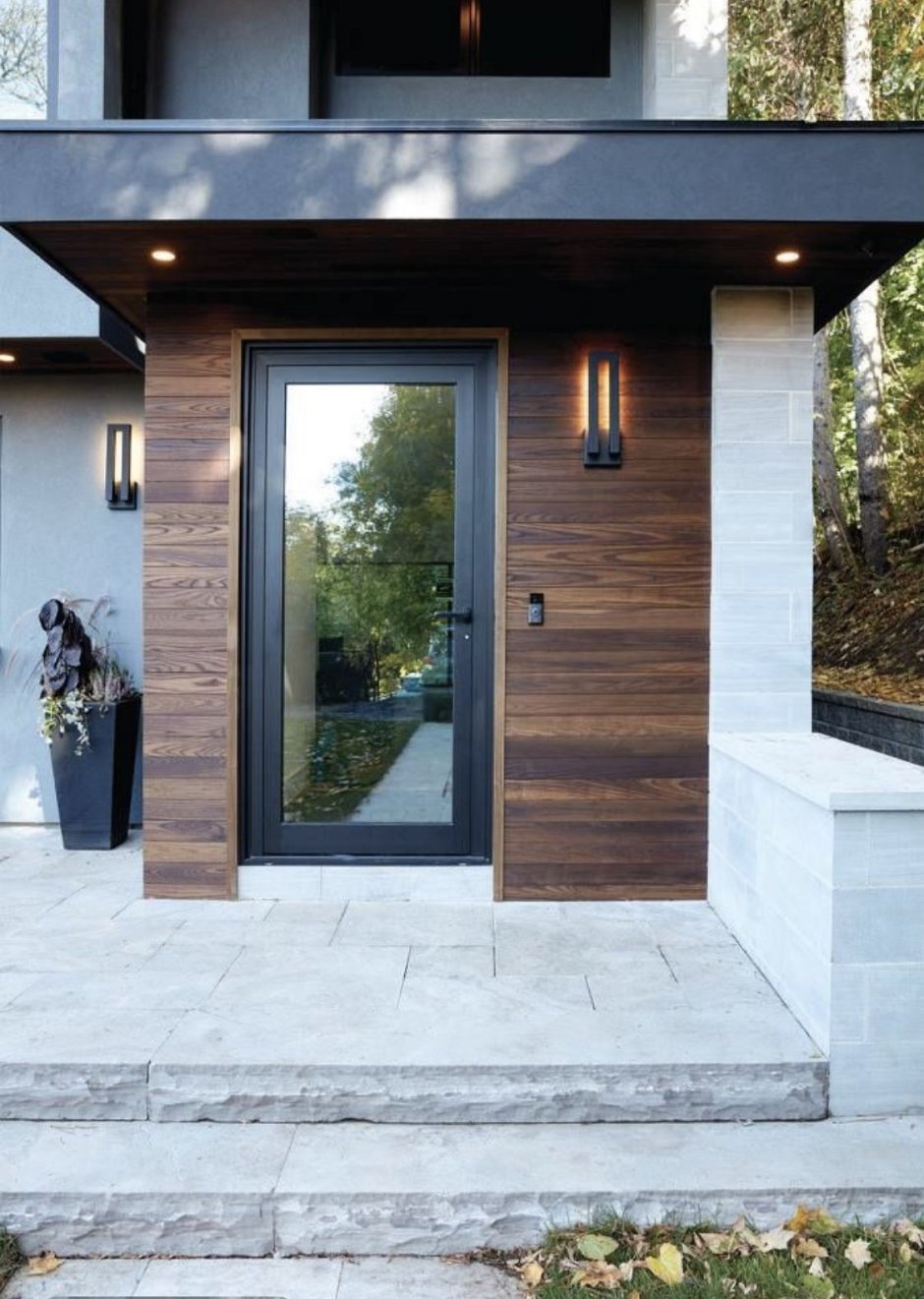 Современные входные двери в дом