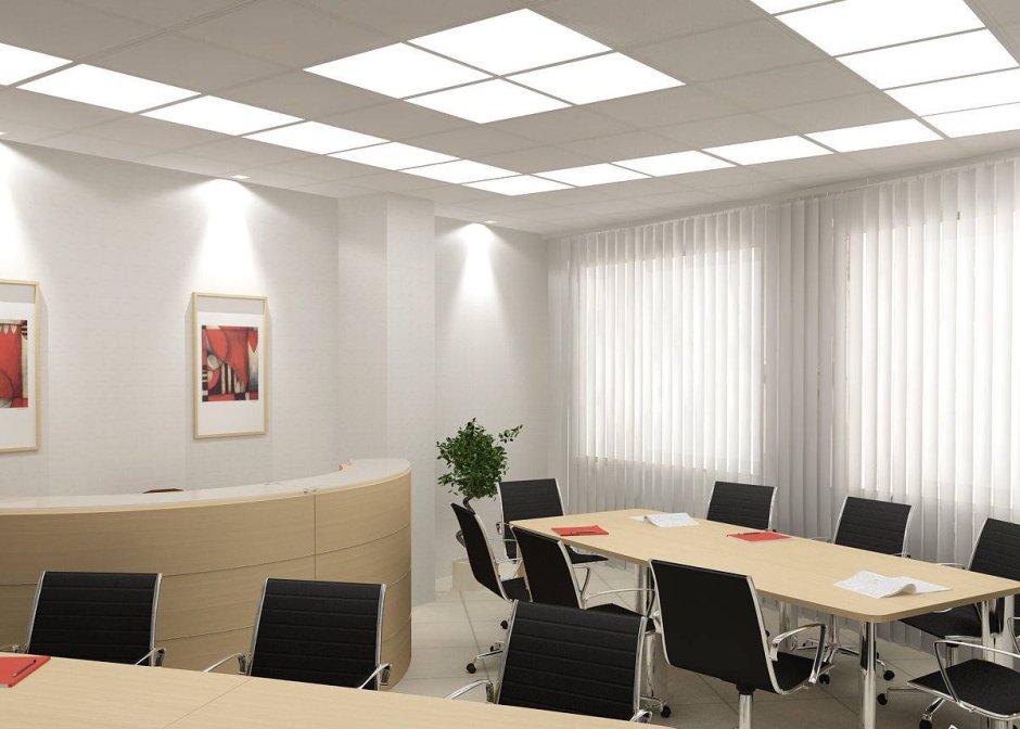 Подвесные потолки для офиса Армстронг