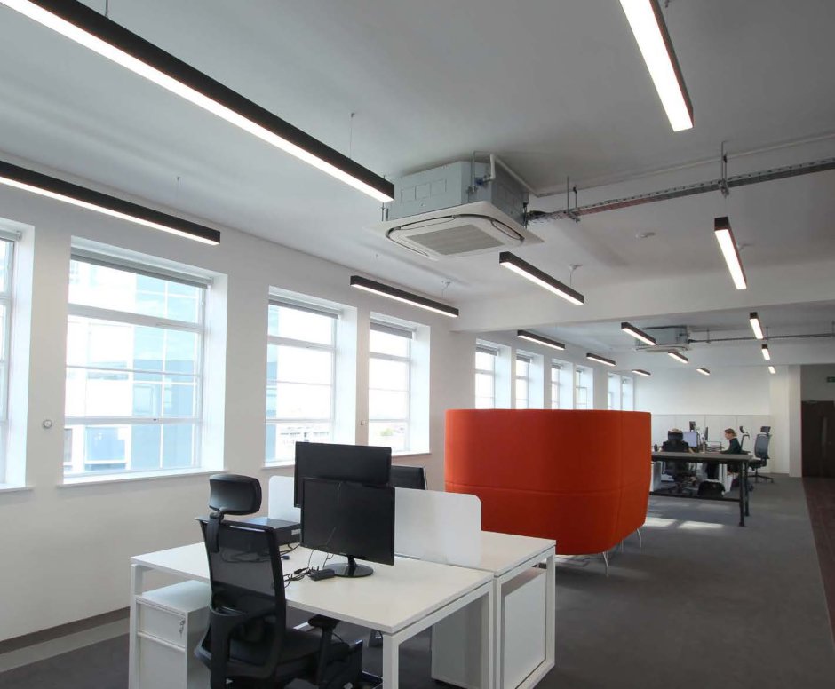 Освещение в офисе