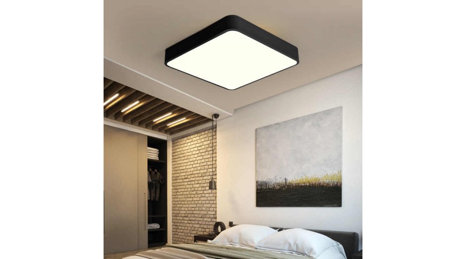 Светильник потолочный светодиодный квадратный