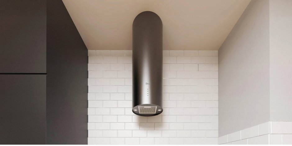 Вытяжка труба Maunfeld черная