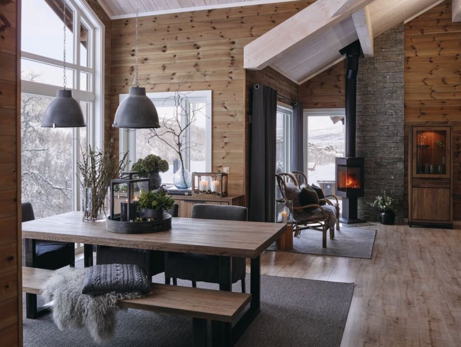 Интерьеры загородных домов в скандинавском стиле