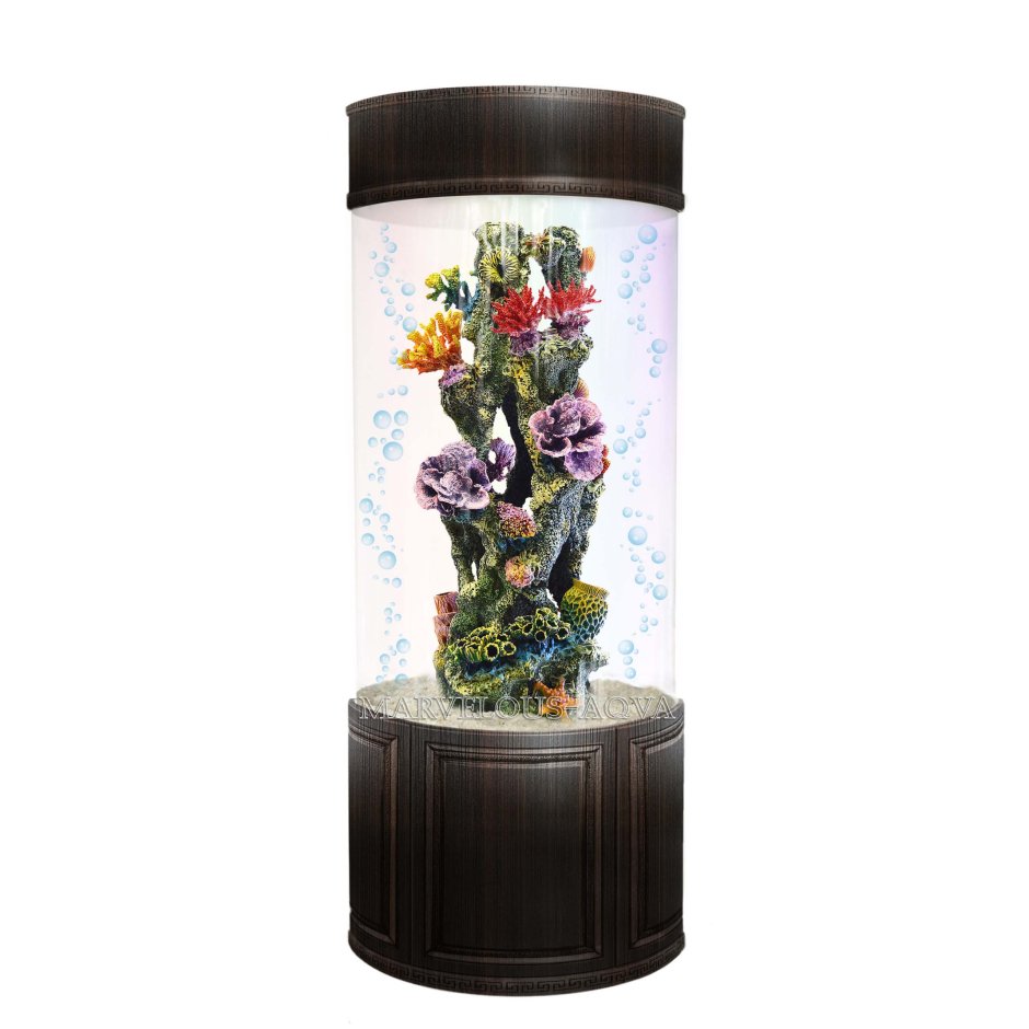 Цилиндрический аквариум-башня Marvelous-Aqva