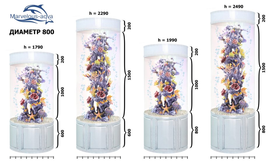 Декорации для аквариума Атлантида