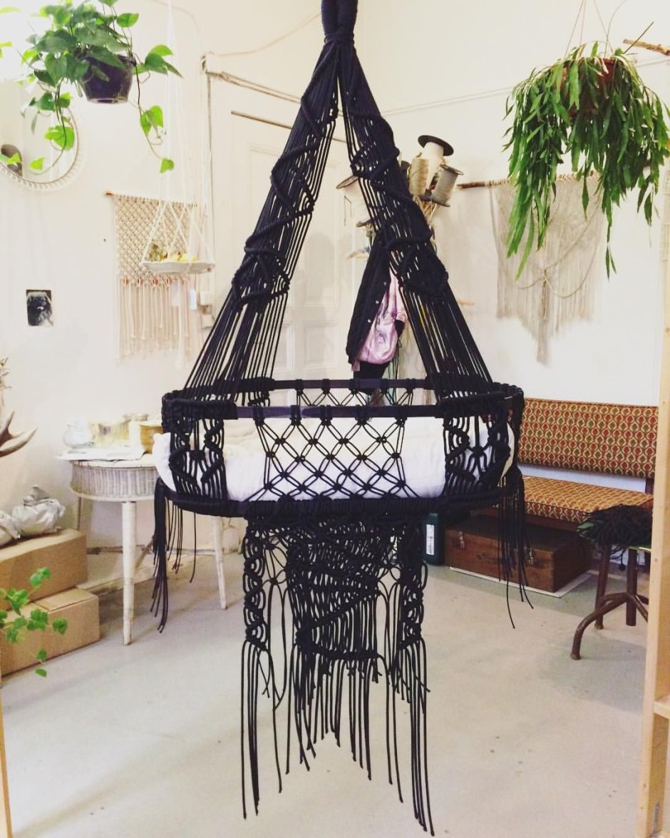 Качели детские макраме