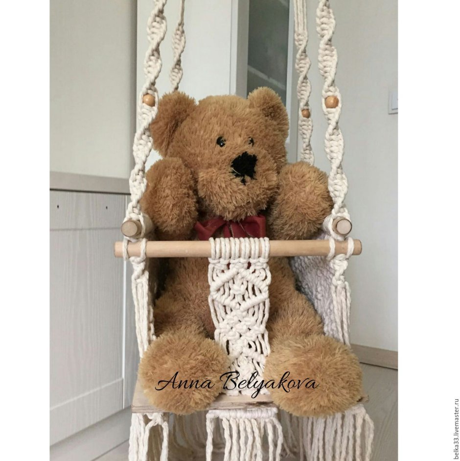 МК кресло гамак макраме