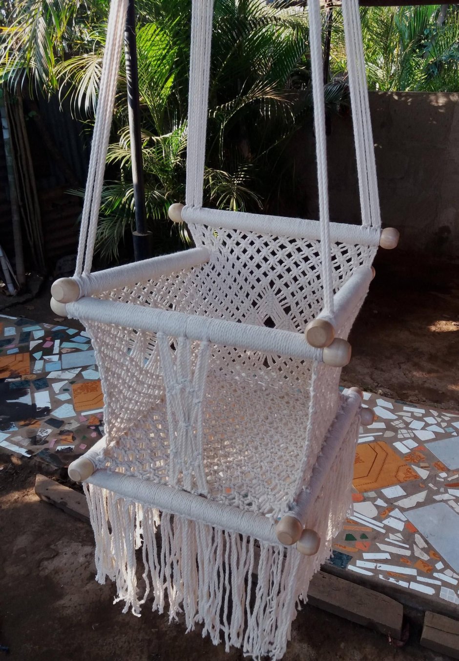 Кресло макраме