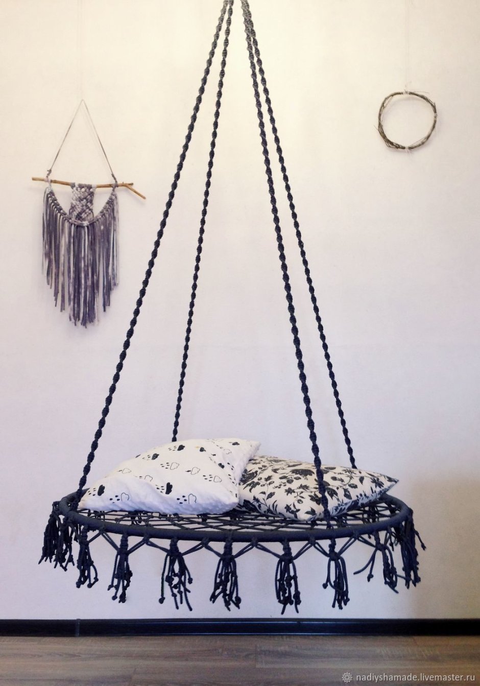 Фотосессия с макраме и малыш