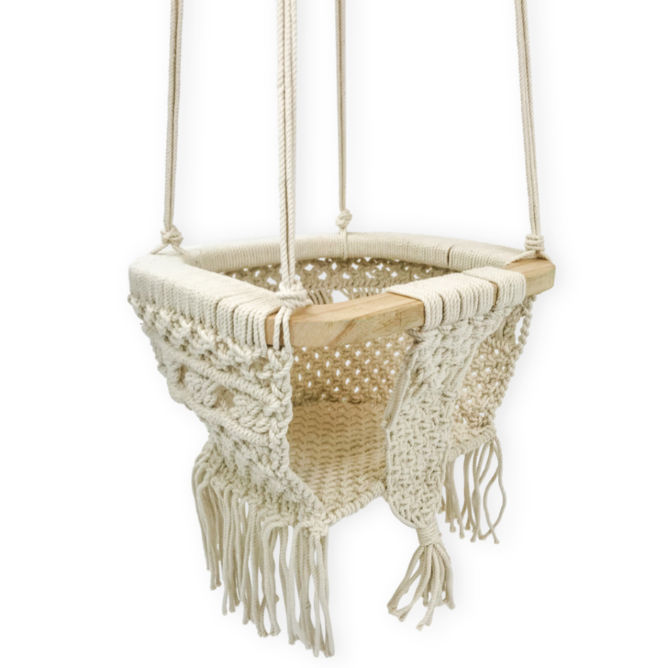 Детские качели макраме