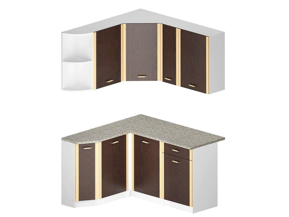 Stolline кухонный гарнитур правый Бланка (СТЛ.122.00)