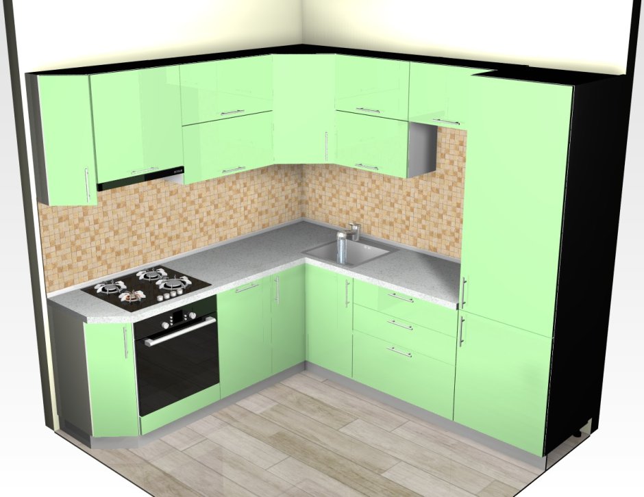 Модели кухни угловой