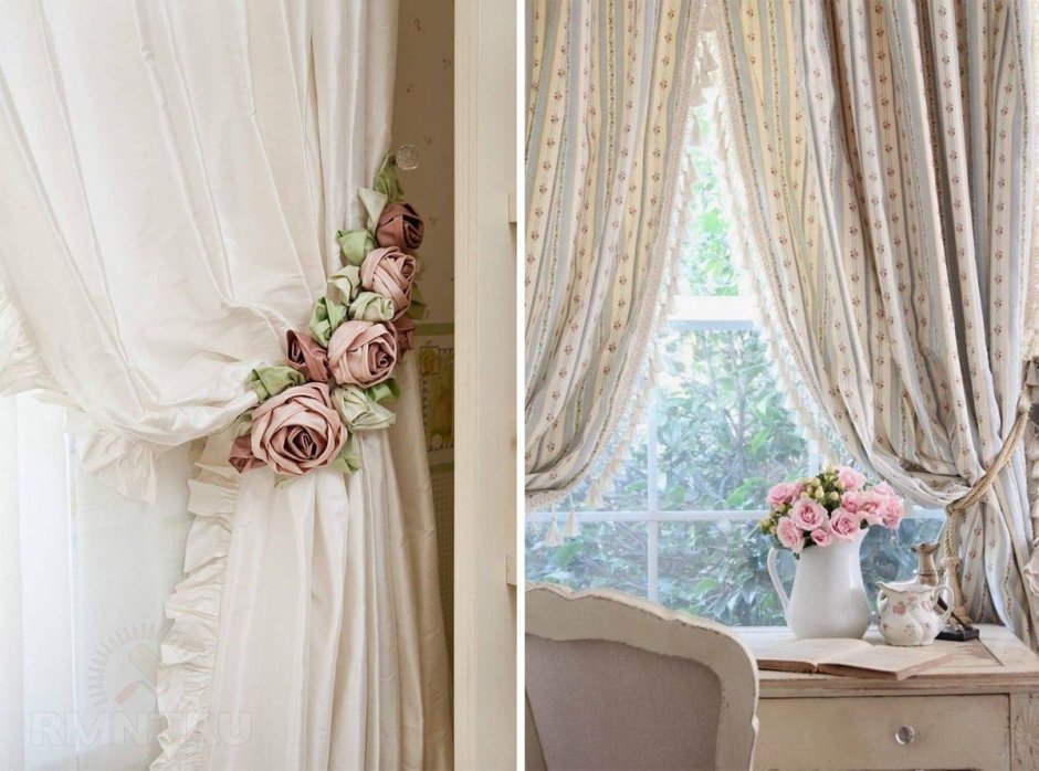 Стиль шебби Шик zanaveski