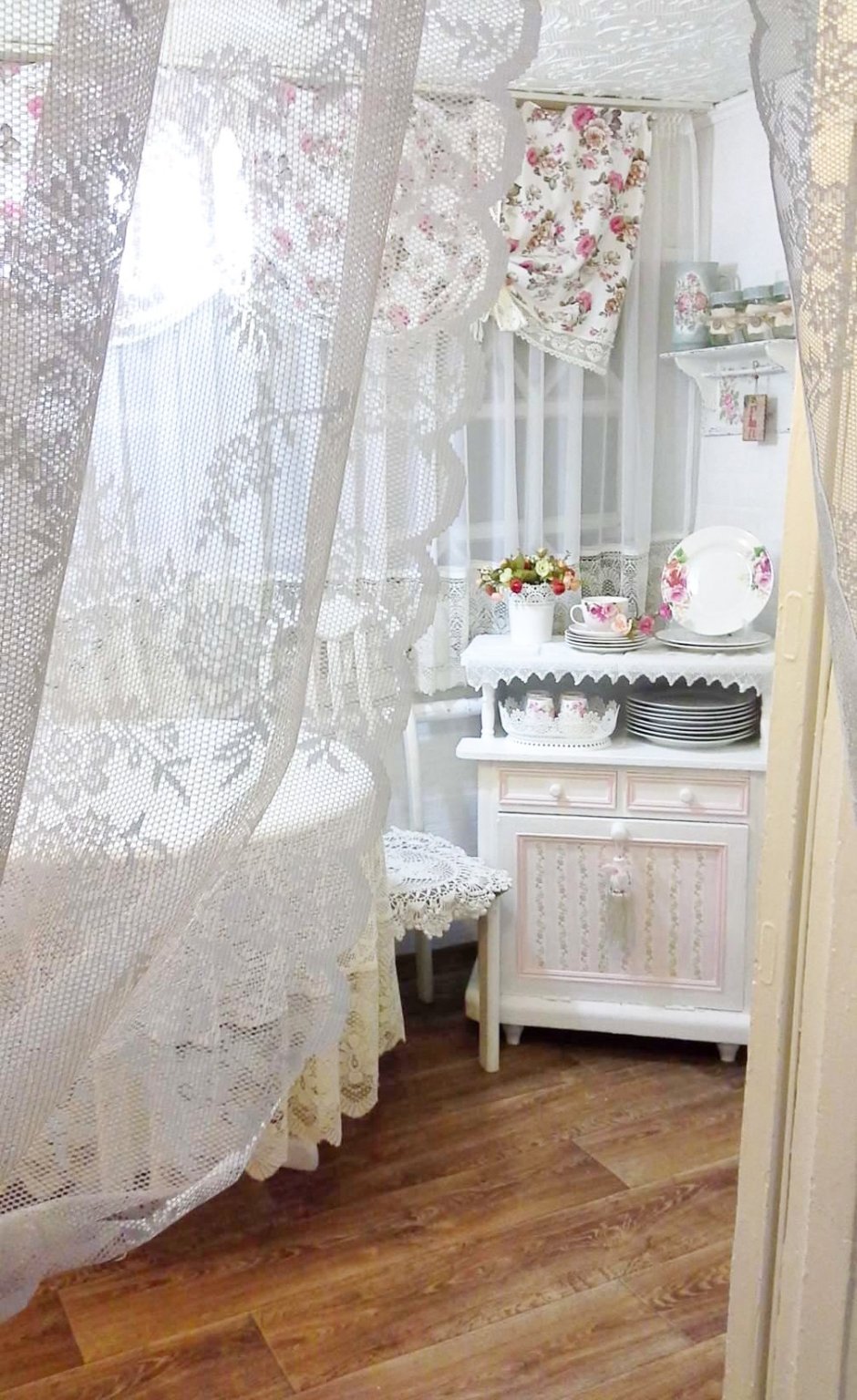 Шторы Присцилла в стиле Прованс