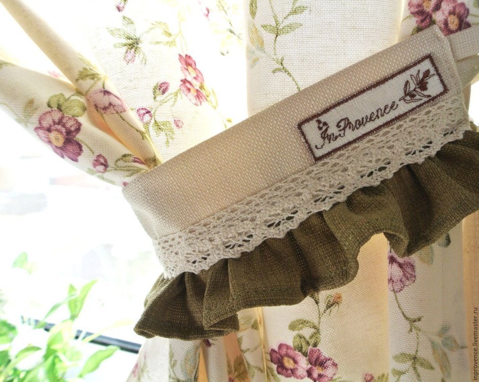 Шторы с кружевом