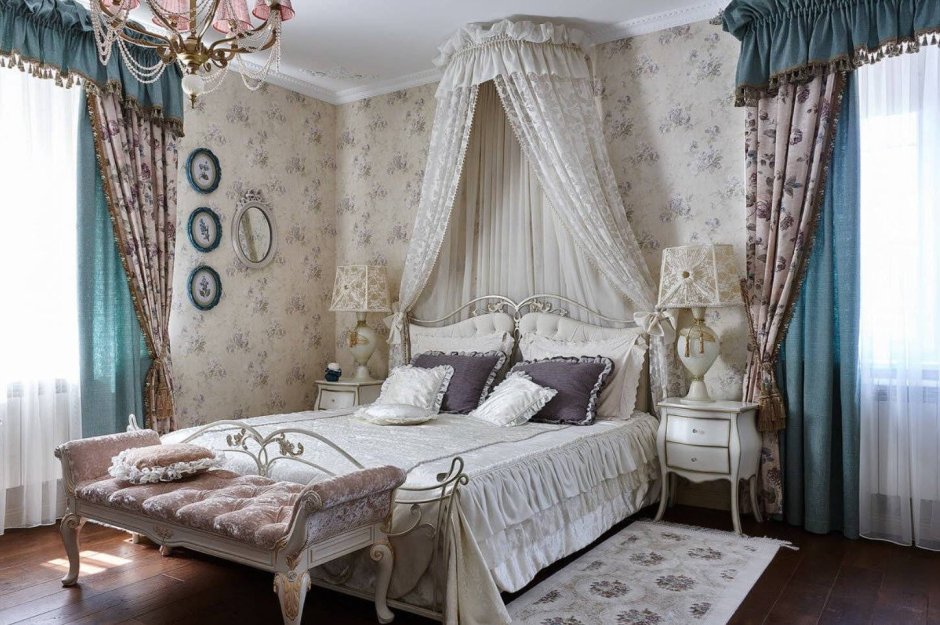 Шторы Присцилла в стиле Прованс