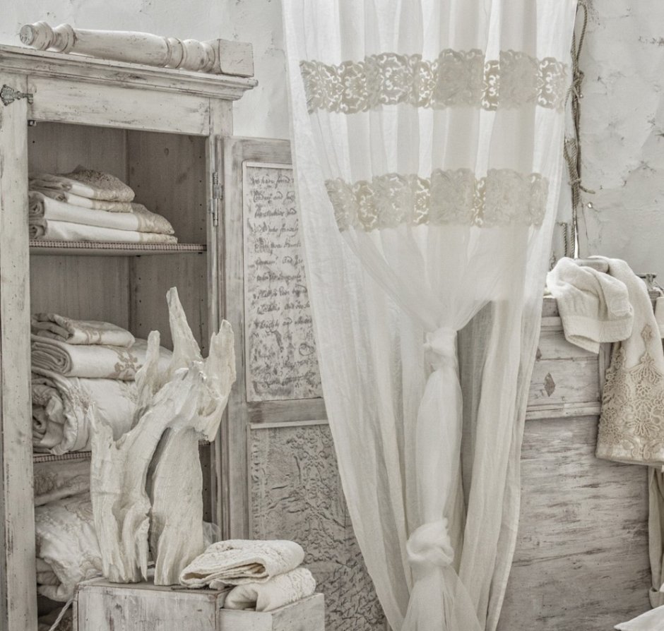 Шторы в стиле Прованс для спальни
