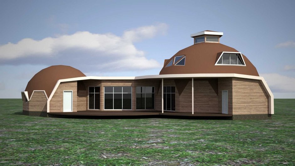 Дом сфера монолит