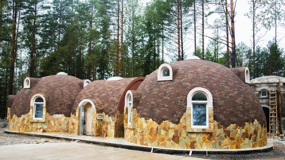 Стратодезический купольный дом