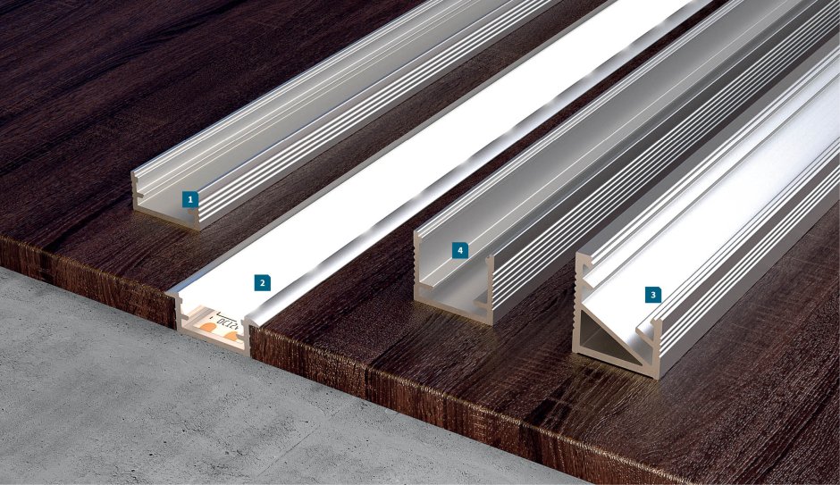 Влагостойкий профиль для светодиодной ленты