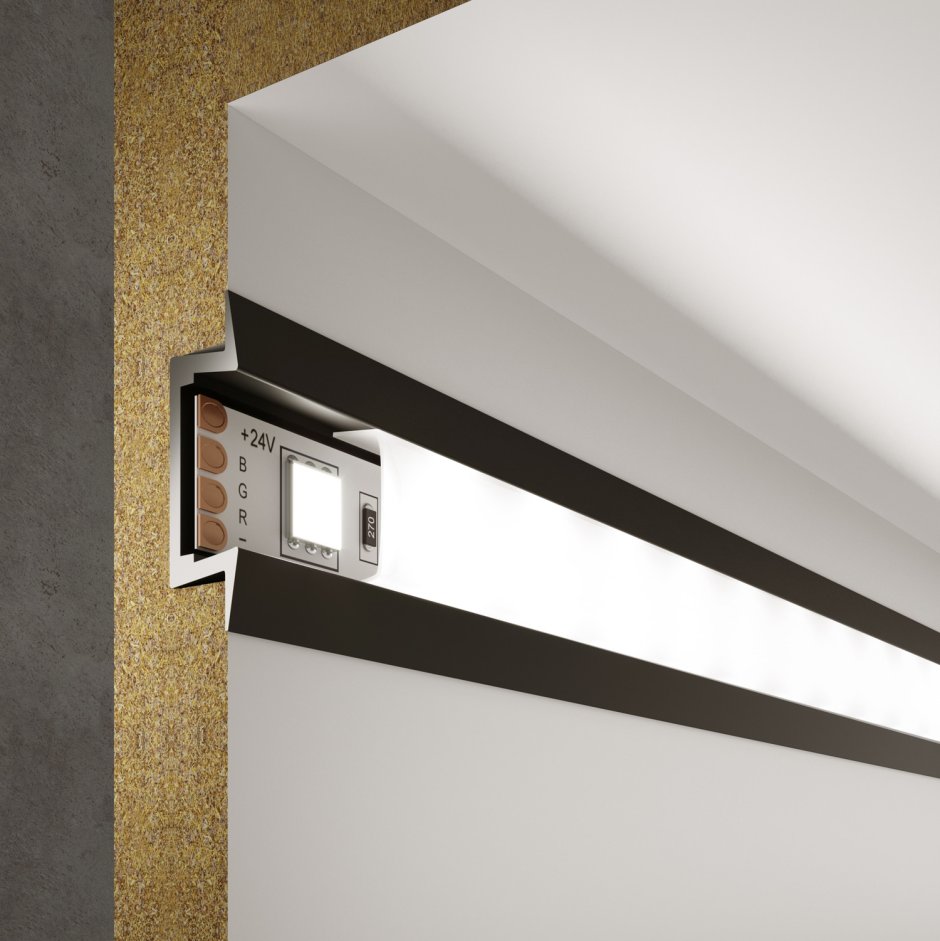 Профиль для светодиодной ленты ll-2-alp007