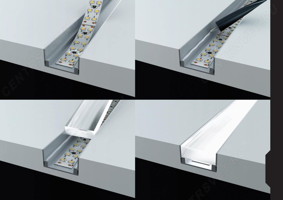 Светодиодный профиль 20мм