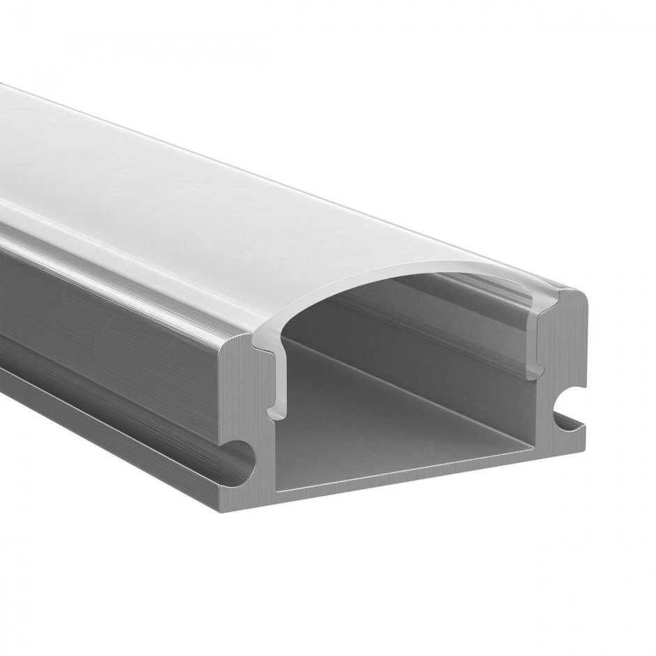 Накладной алюминиевый профиль для светодиодной ленты ll-2-alp006