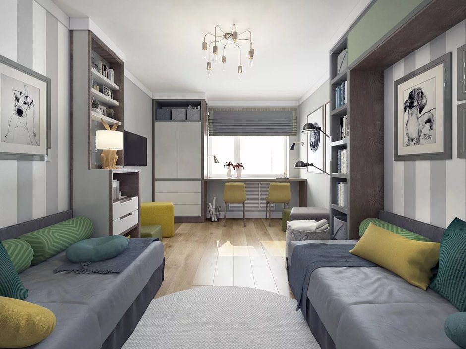 Интерьер спальни для пожилой женщины