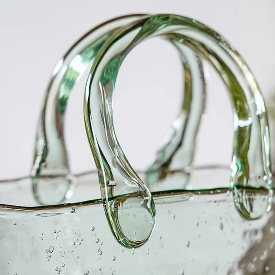 Ваза сумочка керамическая