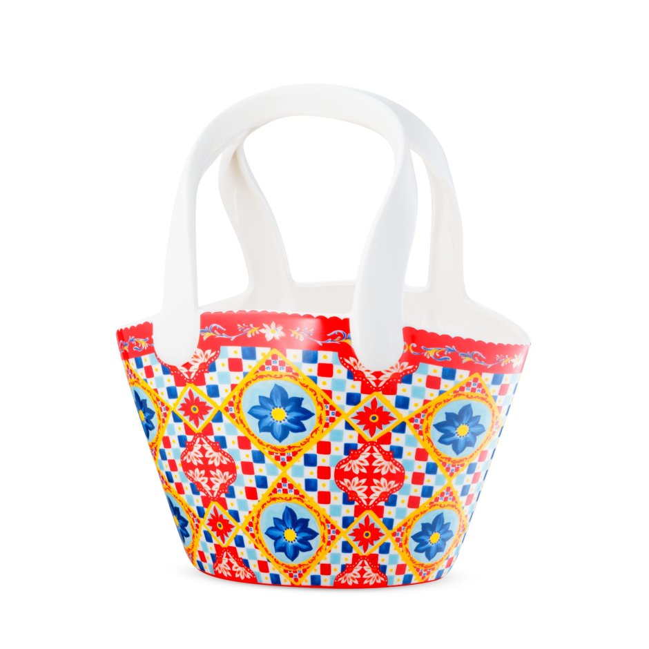 Ваза для цветов в виде сумки