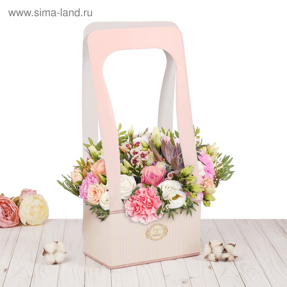 Сумочка с цветами живыми