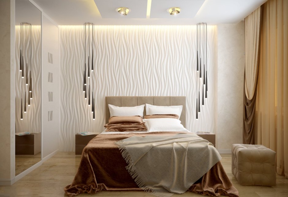 Дизайнерская отделка спальни